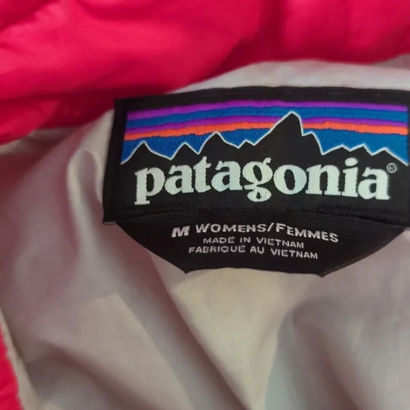 Patagonia Nano Puff insulated pullover 1/4 zip jacket. Red women's medium - Picture 5 of 5